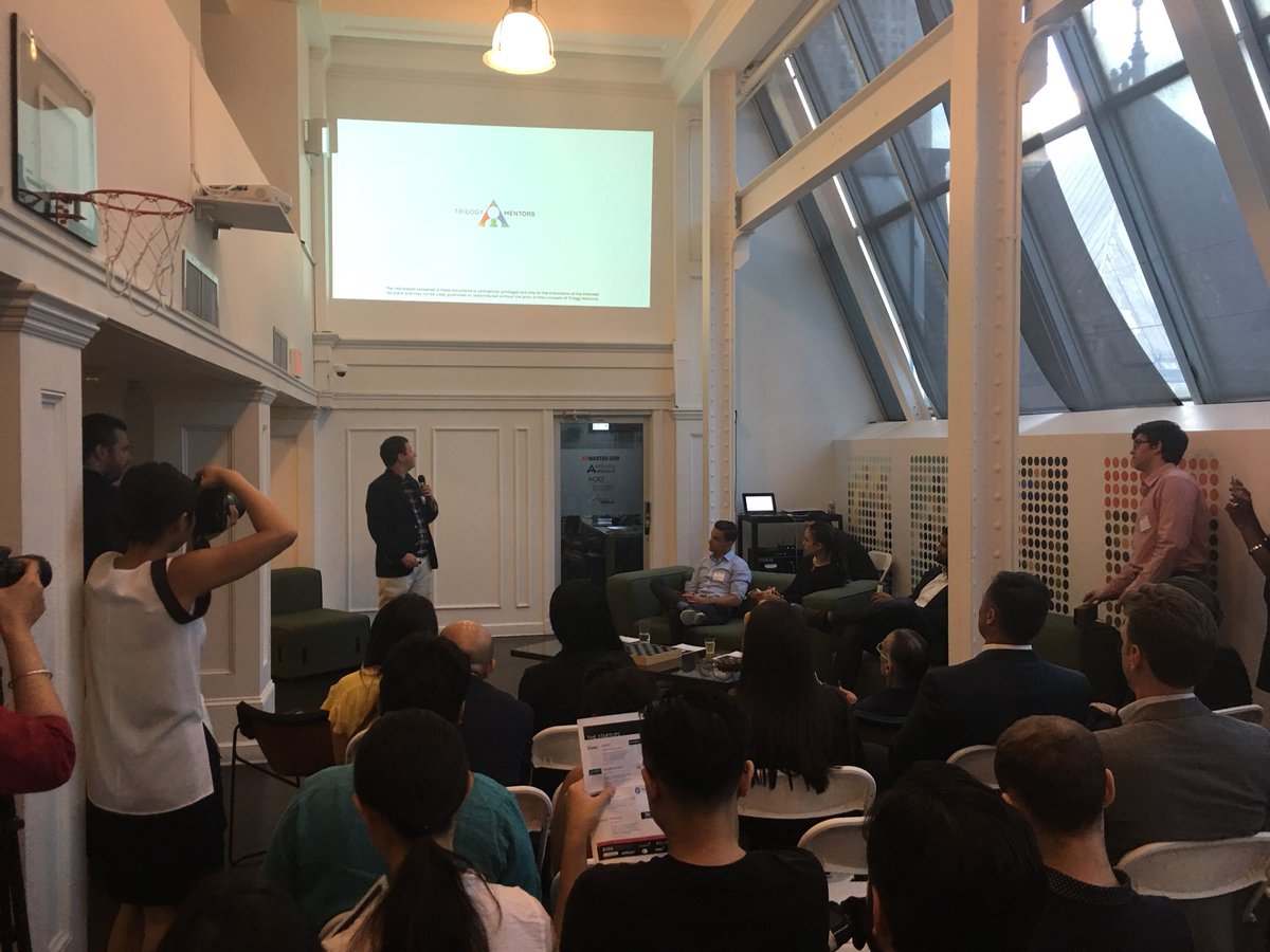 ventureoutny's tweet photo. Our first startup! @TrilogyMentors !
Go for it! @johnny_trilogy #VentureOutEdtech #NYUStartEd https://t.co/QdLDlS0gDK