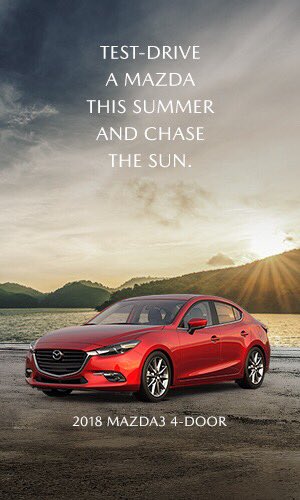 Engineered to Move You, Designed to Thrill You. We have One Goal this Summer - Presenting our Passion-Infused Vehicles by YOU Actually getting Behind the Wheel during a Test Drive, so you Can Experience what We do Everyday and Really #feelalive this Summer! ☀️
#mazda #zoomzoom