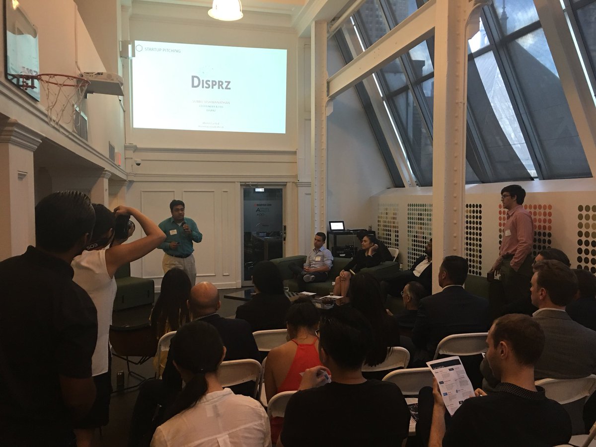 ventureoutny's tweet photo. R U ready to meet our next startup?!  @DisprzOfficial is spitting fire! #VentureOutEdtech #NYUStartEd https://t.co/oUaBxgprEb