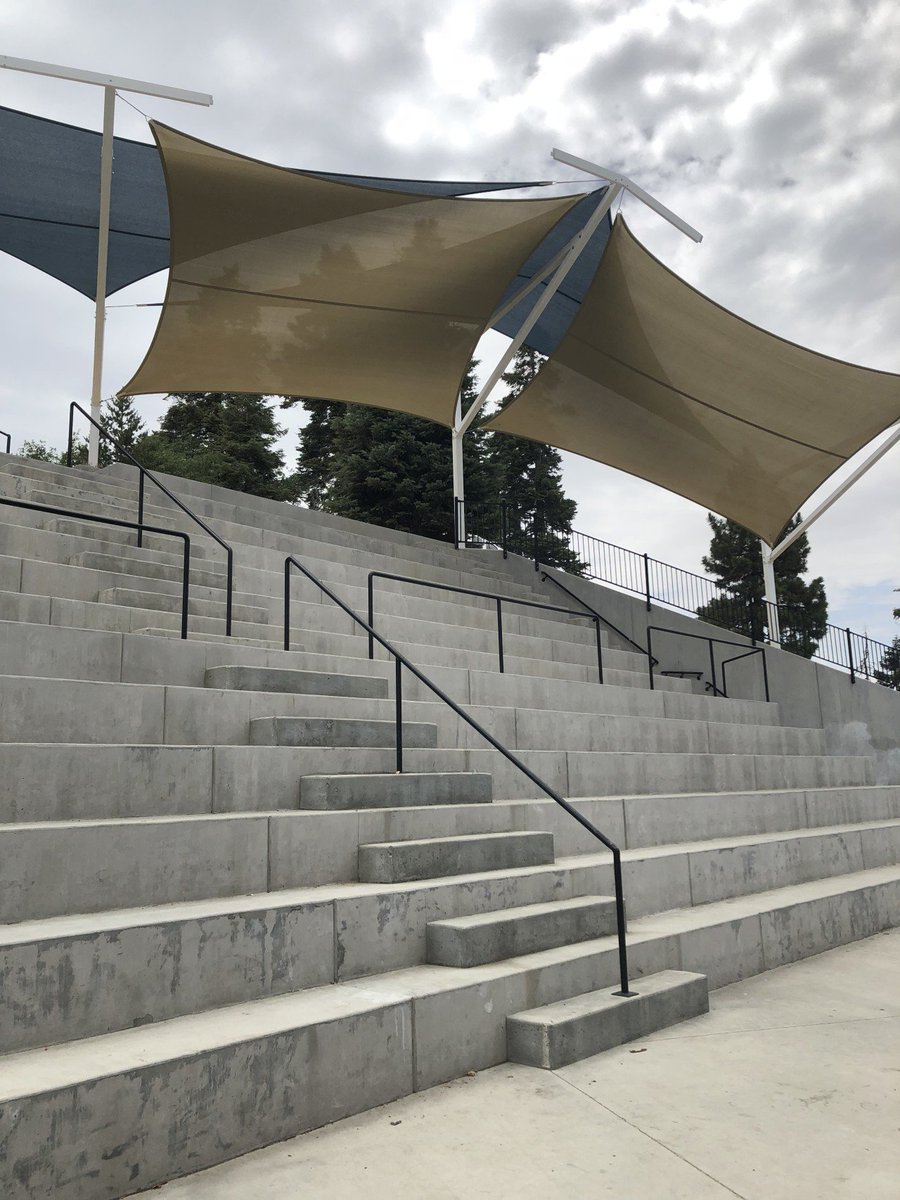 PaliRetreat's tweet photo. We've been making some upgrades to Butler's Bleachers! You can now relax in style under the shade provided by the Sail Shades installed around the Huck. 😌😎 
.
.
.
#pali #paliretreat #retreat #sun #sunshade #relax #relaxing https://t.co/JwPM8ReRta