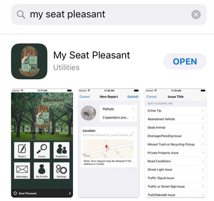 Seat Pleasant on Twitter "Have you downloaded our app yet? What are