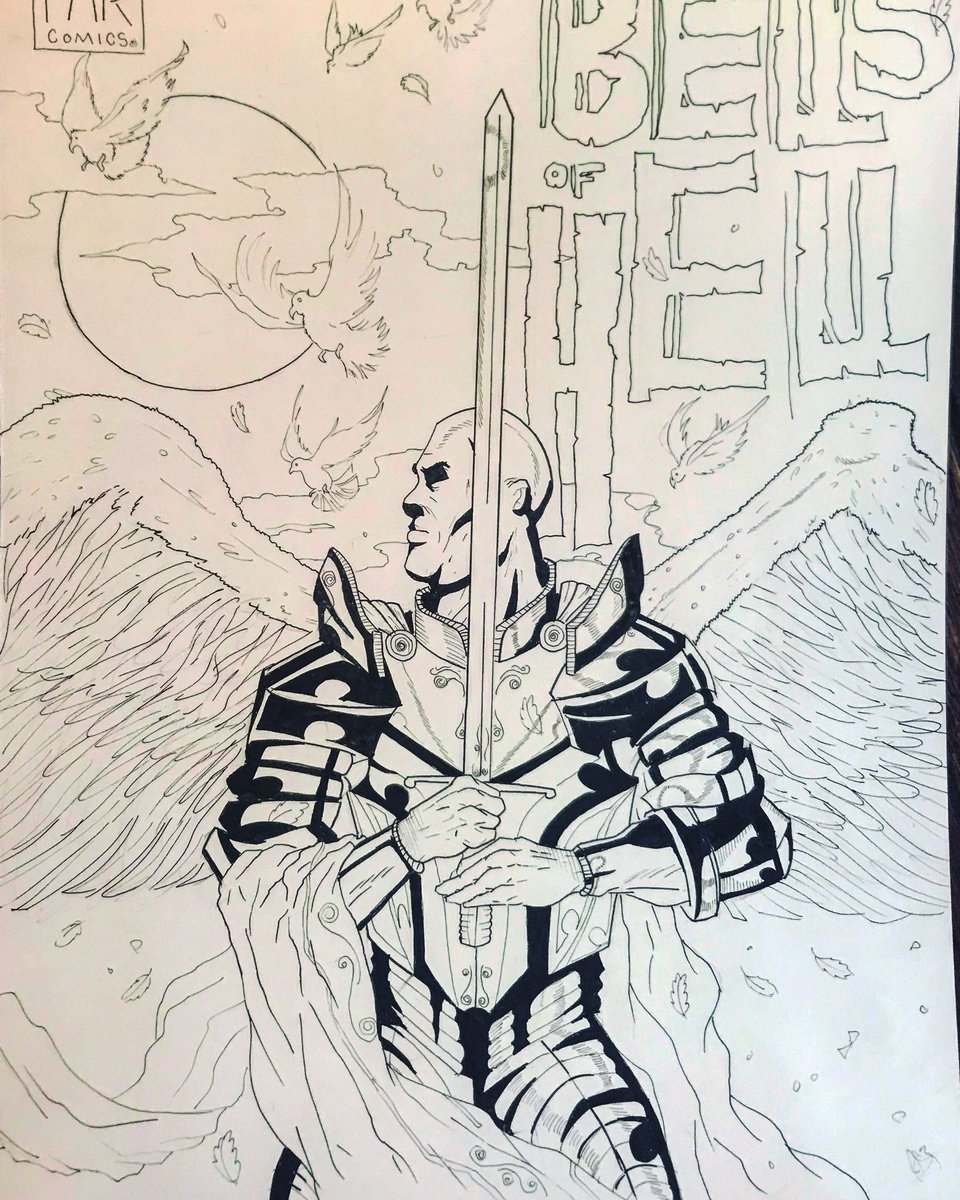 GroupComics's tweet image. We are live on Kickstarter! Join us with “The Bells of Hell” our take on the Christian apocalypse from a grounded horror POV! Demons and other creatures of malicious intent abound in this graphic novel! kickstarter.com/projects/10442… #horror #kickstarter #comic #art #tweet #crowdfunding