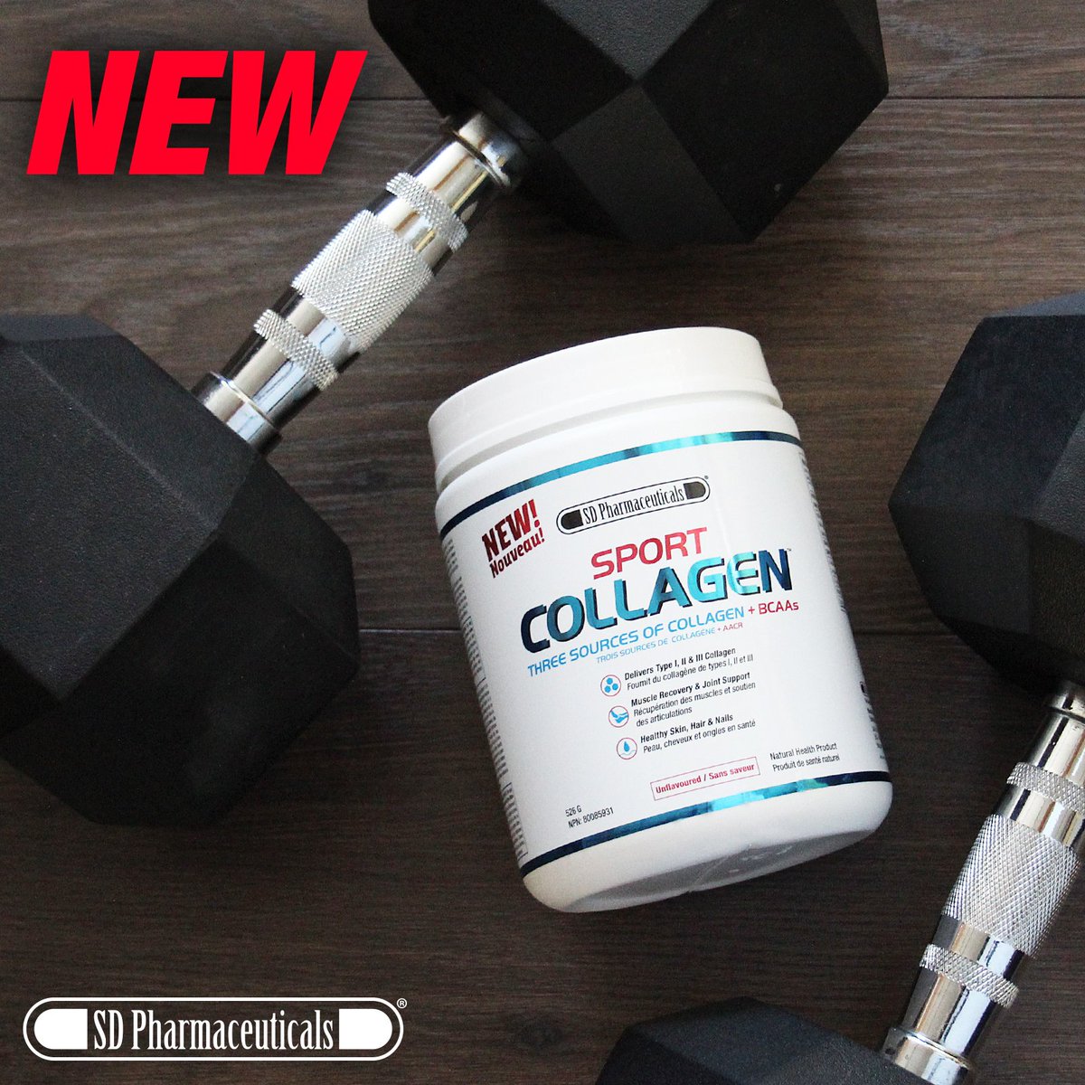 Want to how how to improve your hair, skin and nails all while enhancing muscle recovery and growth?

It's not a magic pill, it's our NEW Sport Collagen; a cutting-edge 3-source collagen based supplement plus BCAAs which is formulated specifically for athletes and active people!