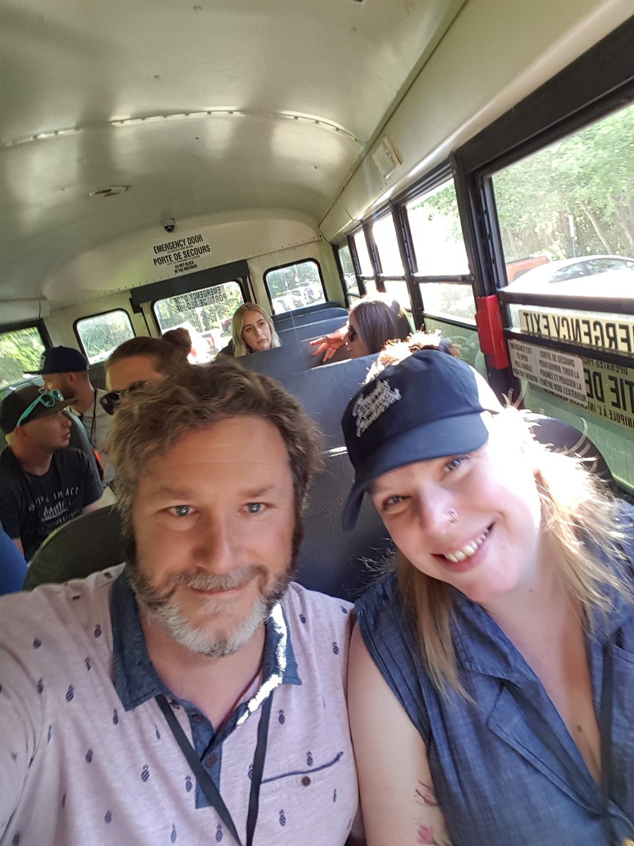 baconhound's tweet photo. Going on a little canoe trip down the N. Saskatchewan this evening, but first... #hailtothebusdriver #baskonthesask https://t.co/Or651hB0zJ
