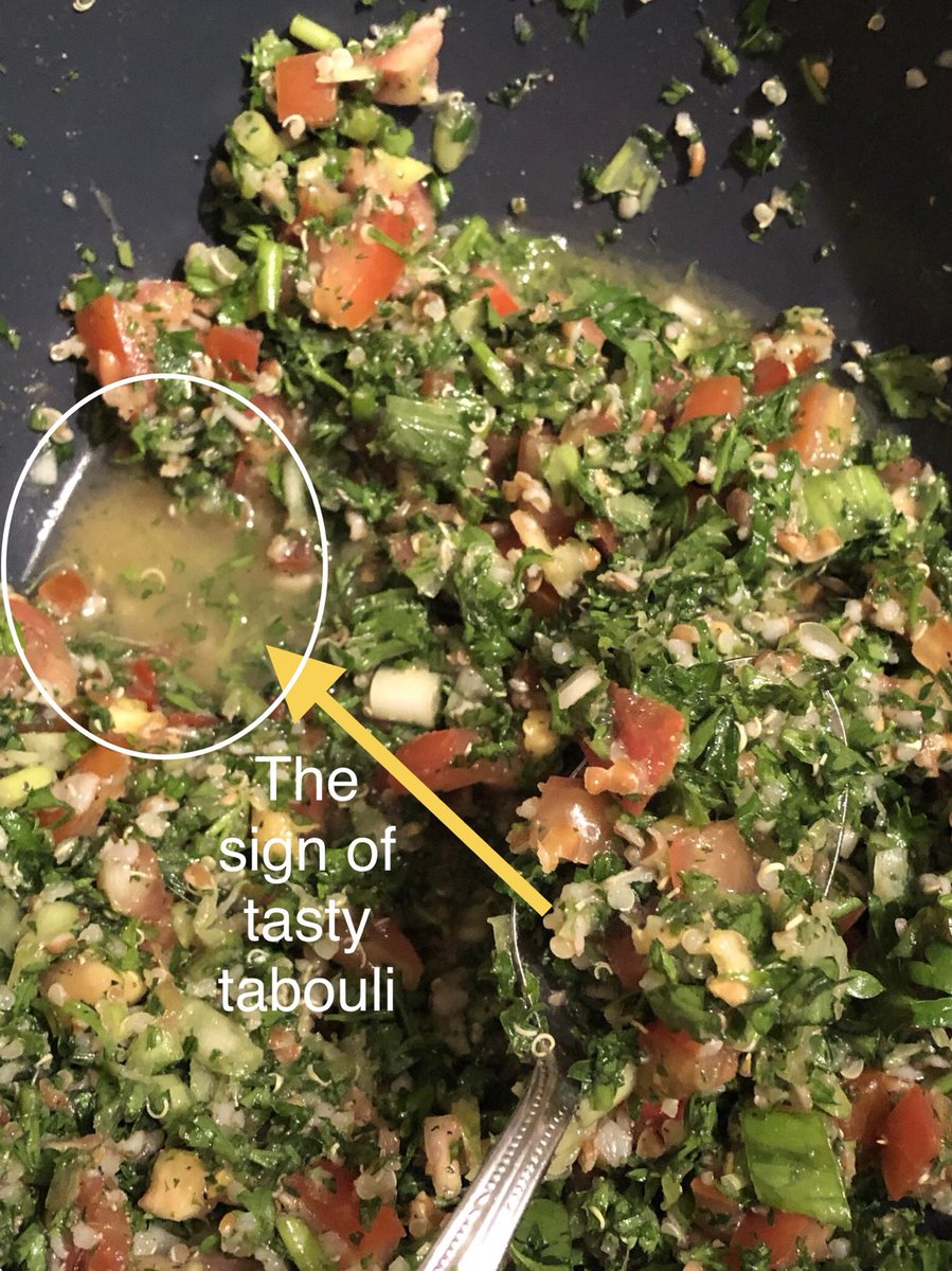 hyphenatedbrew's tweet photo. I binge on this stuff night after night, no joke. My version takes quinoa and jalapeño 😍 and it’s better than your Teta’s tabouli! Sweet pains of Lebanese nostalgia. https://t.co/GiMiNxrT9X