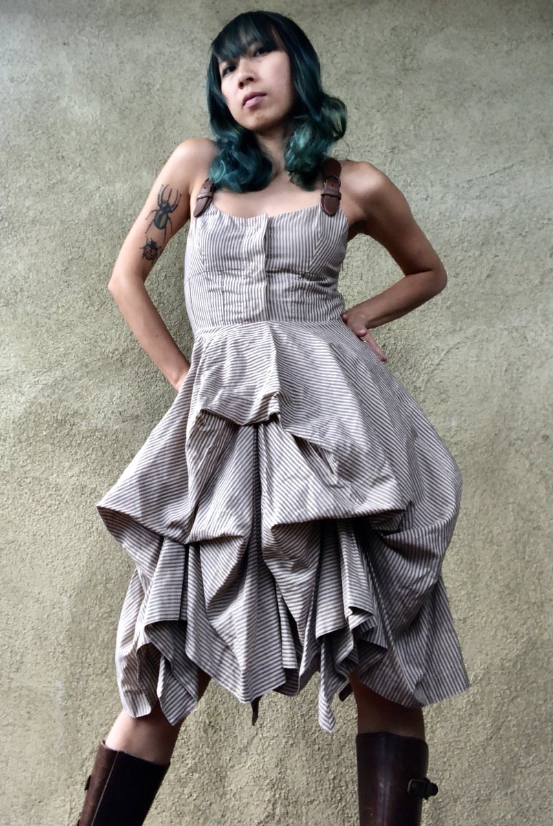 all saints nightingale melody dress