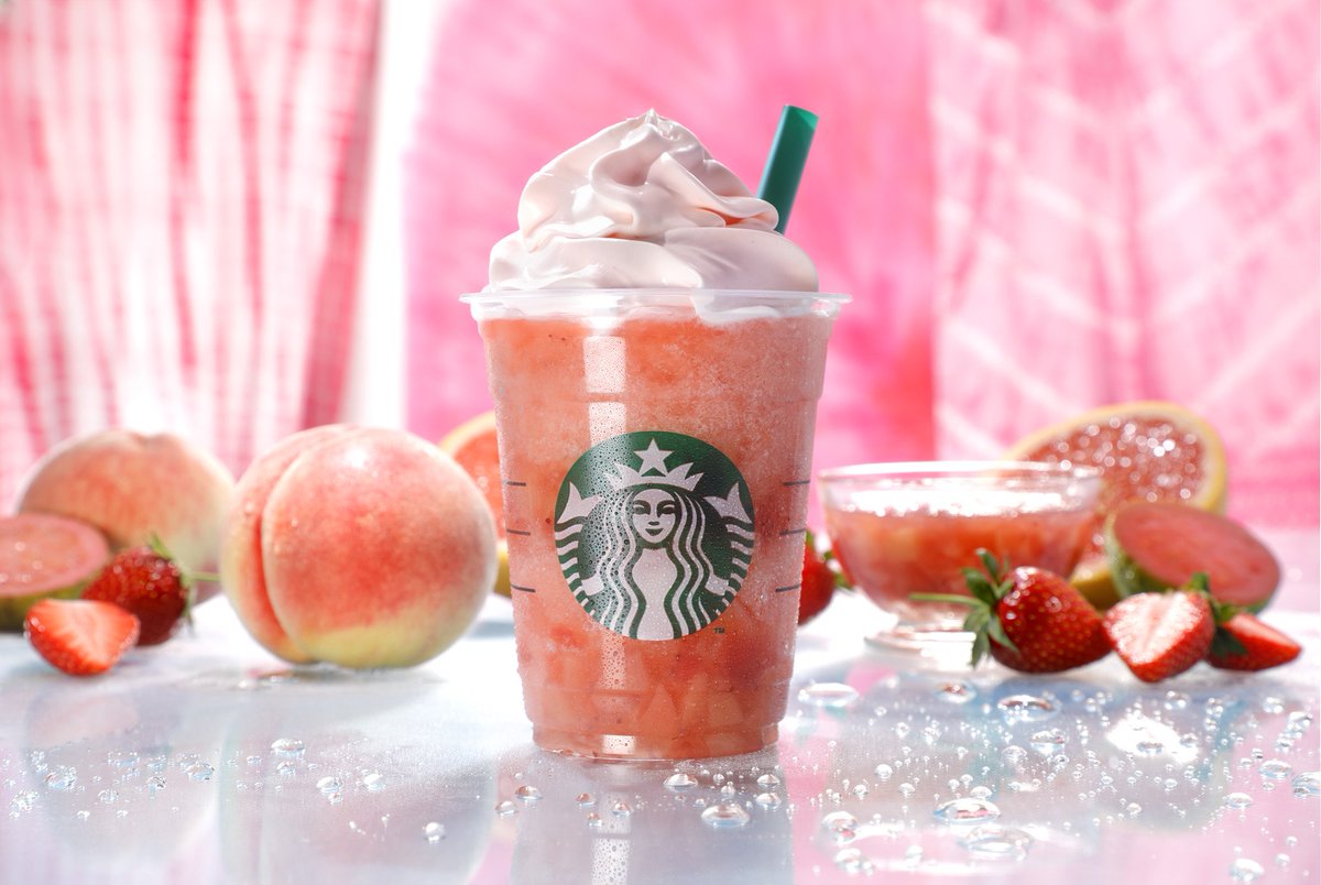 fashionpressnet's tweet photo. スターバックス「ピーチ ピンク フルーツ フラペチーノ」ホイップクリームまでピンクの限定ドリンク https://t.co/cn7KpiOak8 https://t.co/IF5AMNj1Qc