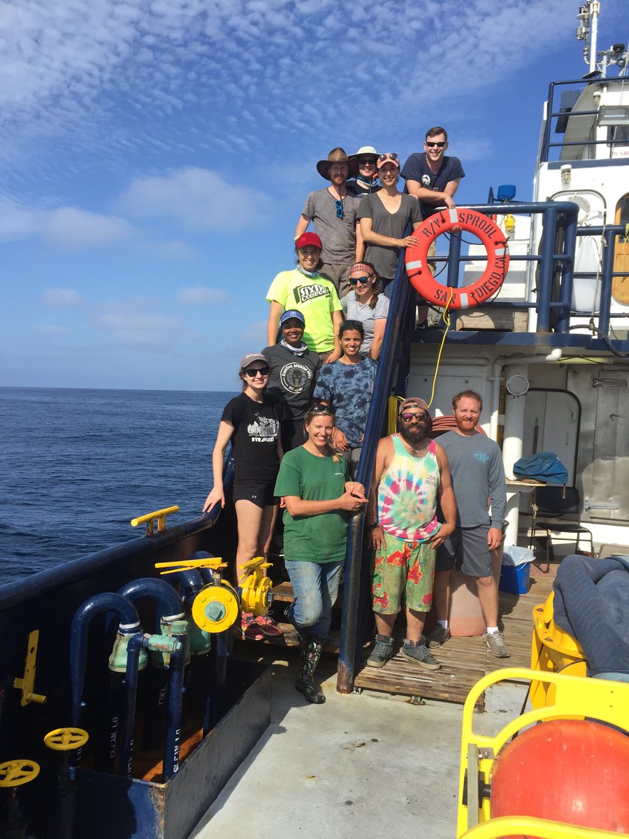 On our way home after a successful finale - full day of instrument recoveries - off to the showers