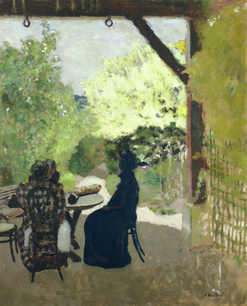 Under the Portico #edouardvuillard #postimpressionism