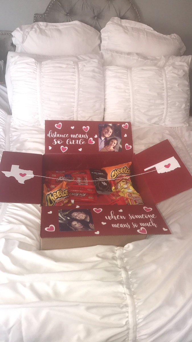 I’m probably the most extra gf ever!! Been missing him so much so I sent him a care package  he loved it 