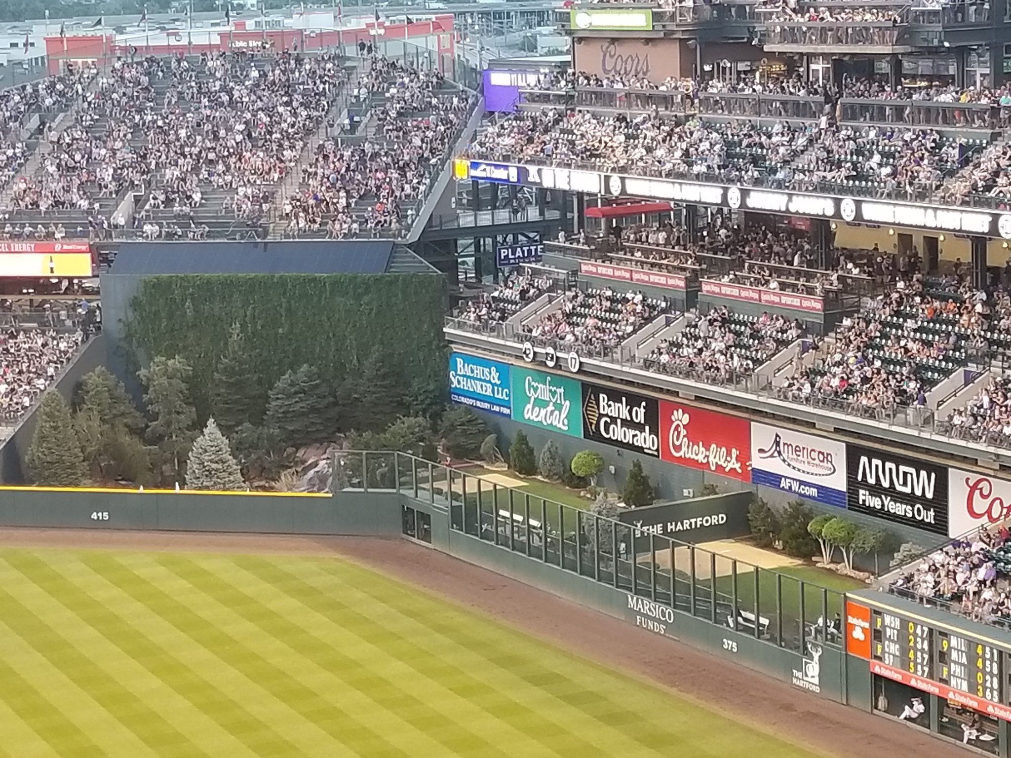 Ron Clements on X: This is the coolest center field backdrop and