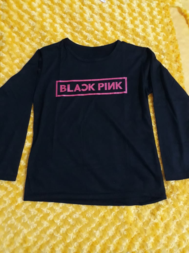 READY STOCK T-SHIRT BLACK PINK IDR 75000 Fit to L (L cewek) #blackpink #blackpinkkaos #tshirtkpop #kaoskpop #kpopstuff #kpopshop