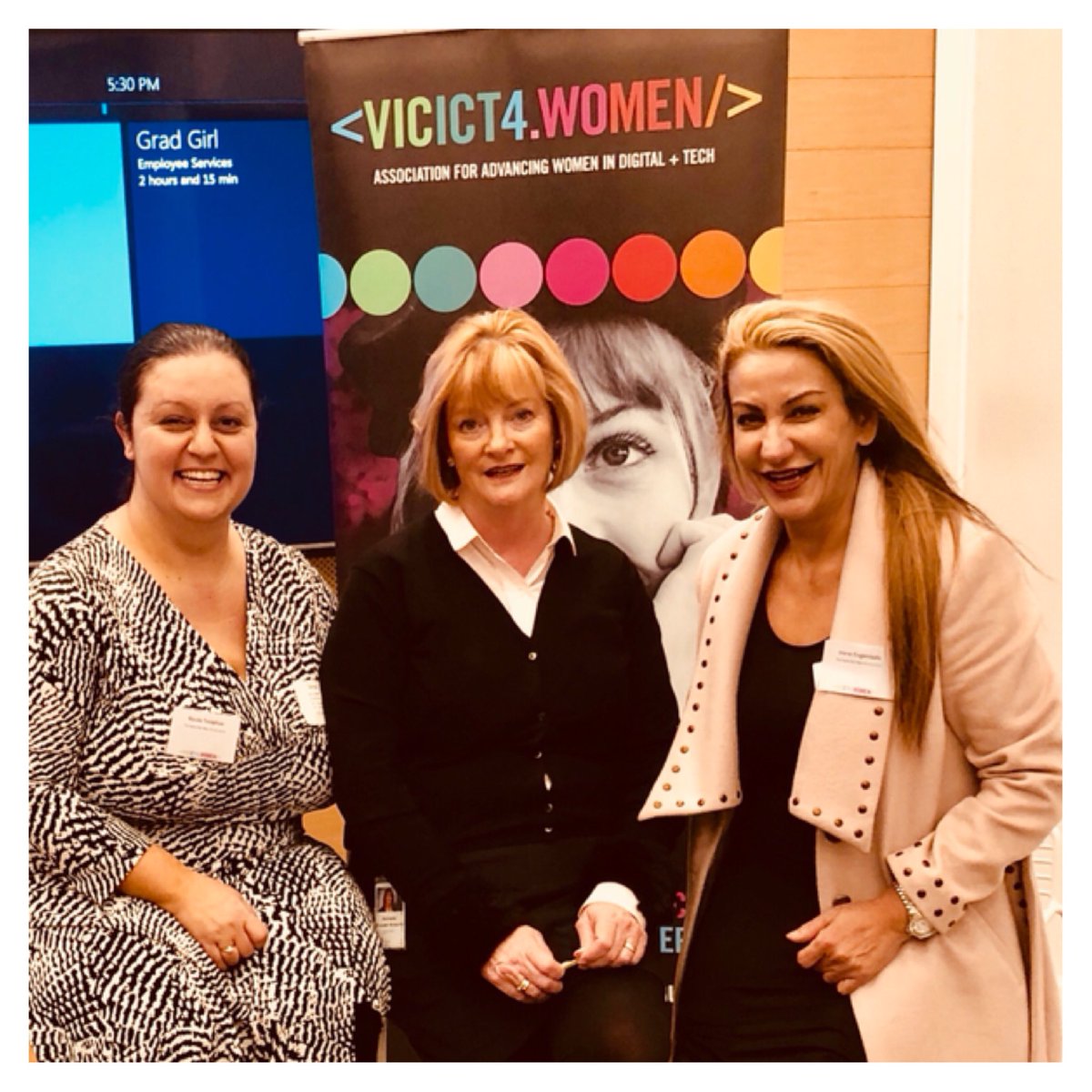 Irene_Evg's tweet photo. Grad Girl AGL event for July is kicking off. A huge thank you to @aglenergy as our platinum sponsor and host for the July event. #gradgirl #gogradgirl #agl @VICT4W https://t.co/GNZy9Mos7i