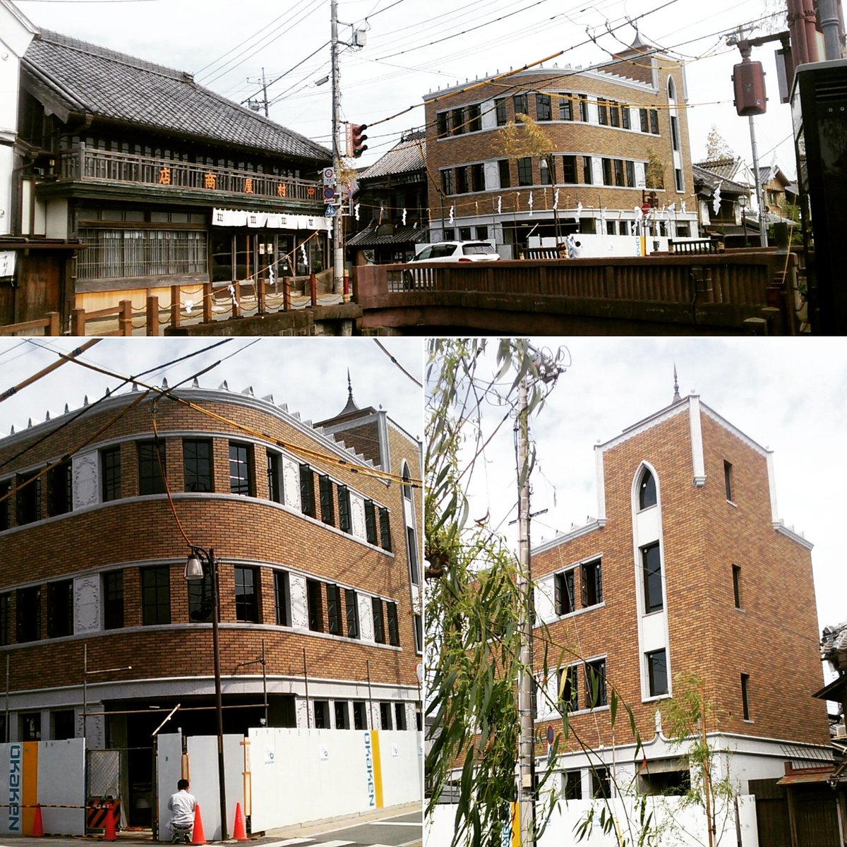 金田 宗夫 八坂神社祇園祭を控えて姿を現す 景観に配慮 した千葉商船ビル