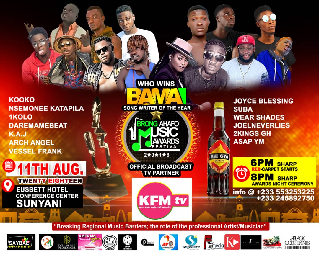 SubaMusik's tweet photo. Who wins the BRONG AHAFO music awards 2018?? https://t.co/3WKrnrKpBV