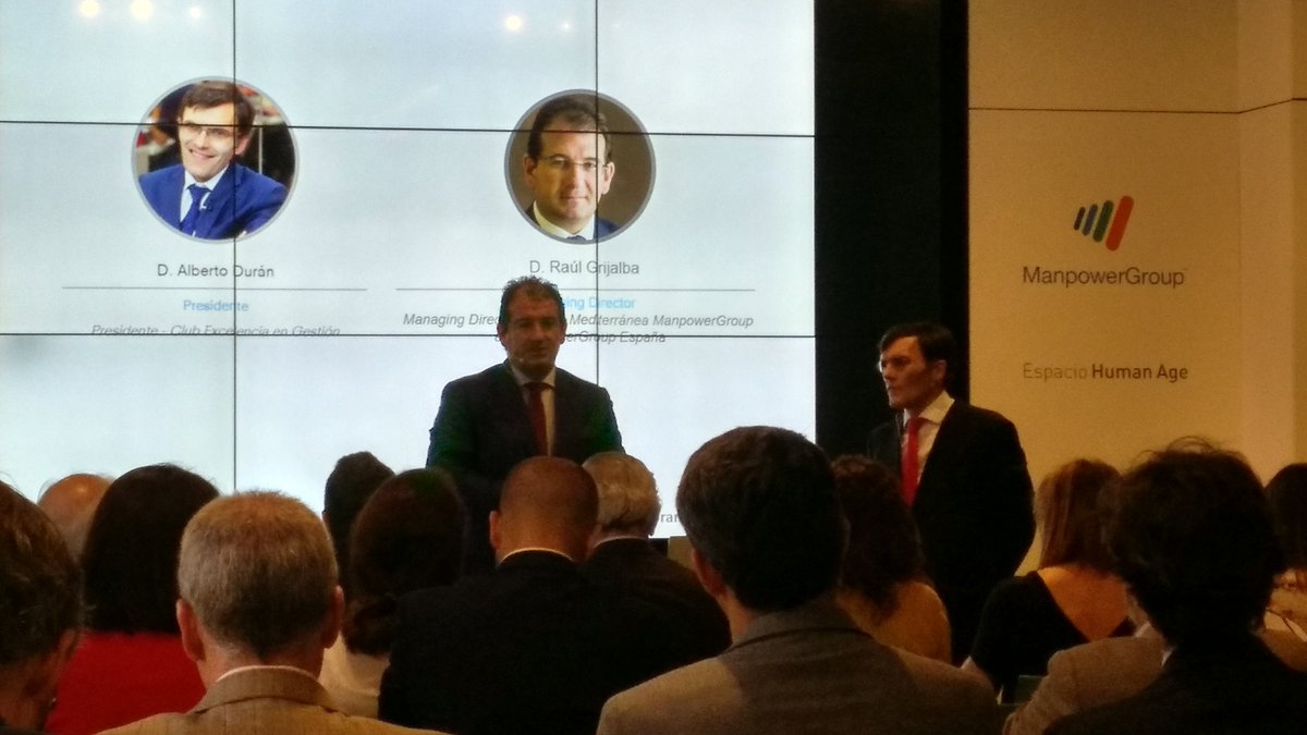 Bienvenida de <a href="/RaulGrijalba_/">Raúl Grijalba</a> Managing Director <a href="/ManpowerGroupES/">@ManpowerGroupES</a> y Alberto Duran <a href="/ALBERT_RIALTAS/">Alberto Durán</a> Presidente del <a href="/Club_Excelencia/">ClubExcelencia-CEG</a> en la presentación de la Guía Práctica sobre #excelenciaysostenibilidad  Un honor  haber contribuido activamente en su redacción    <a href="/adderegroup/">Addere</a>