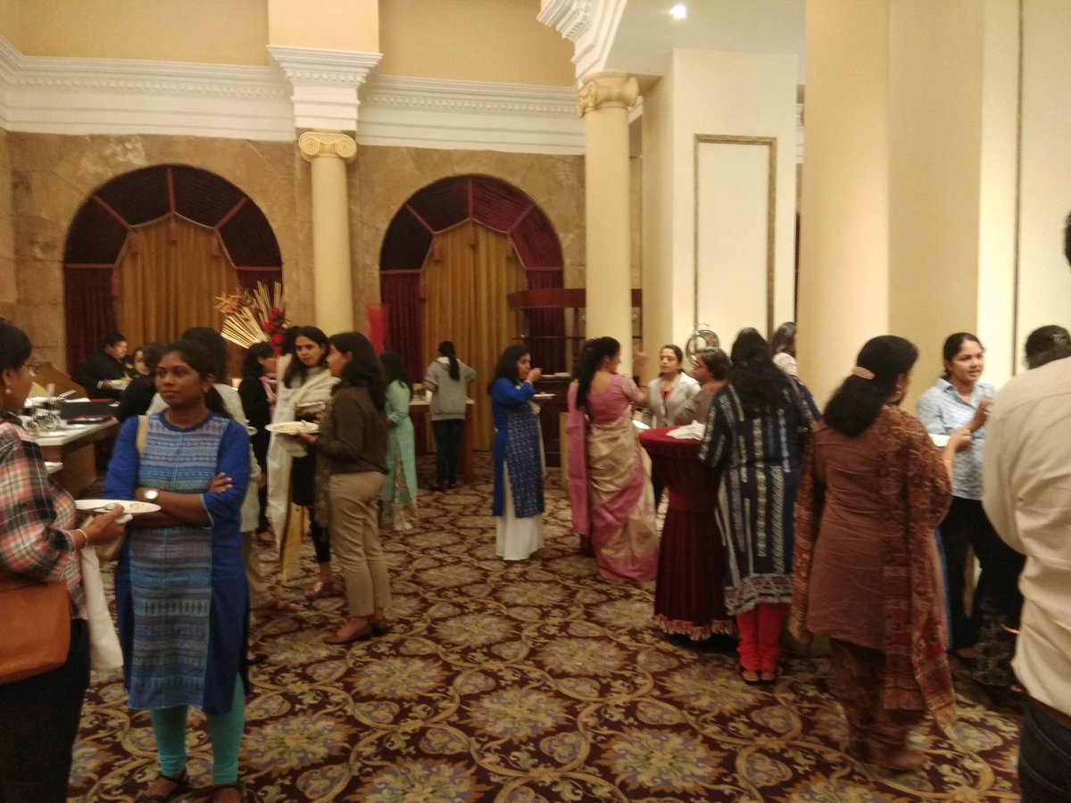 #ibmwit #ibmwitindia Network first lunch next