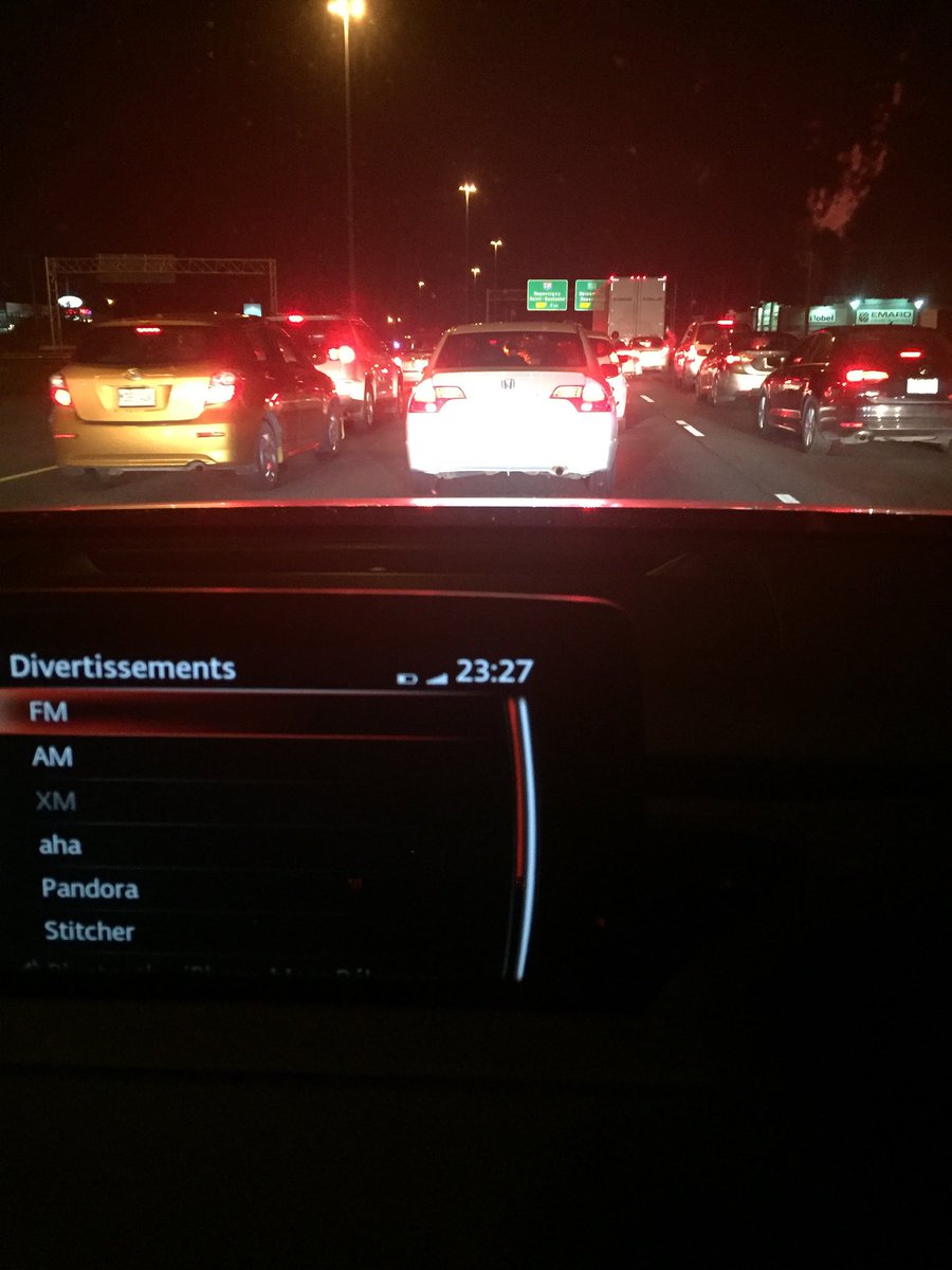 23h27 trafic sur la 15...j'ai perdu tous mes repères pour rester zen