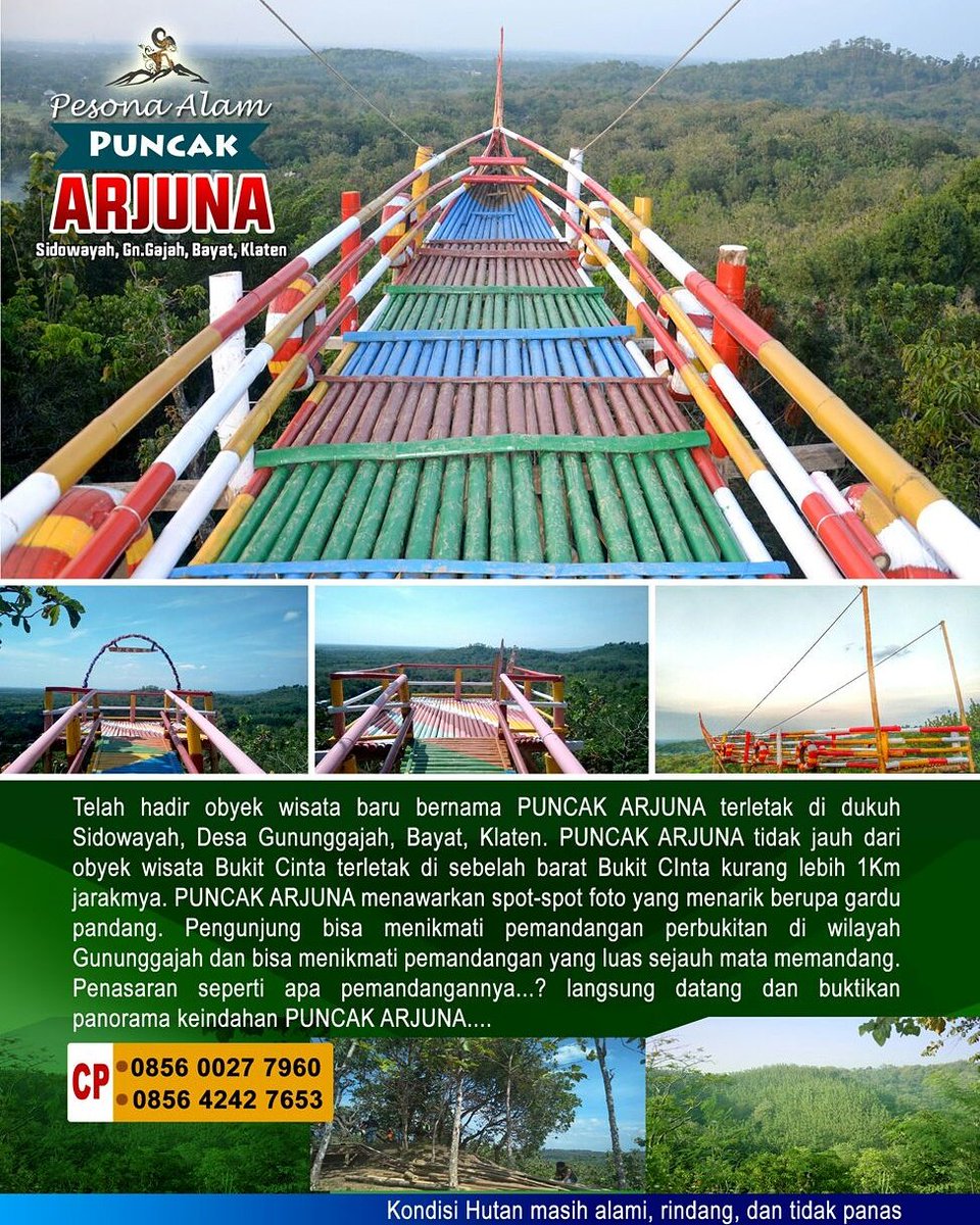 Mau Bahagia Yuk Datang Ke Bukit Cinta Klaten Wartahot Com