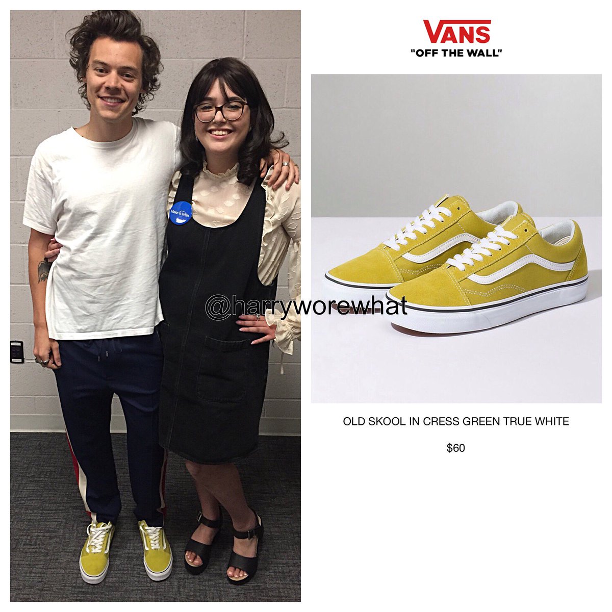 harry styles vans shoes