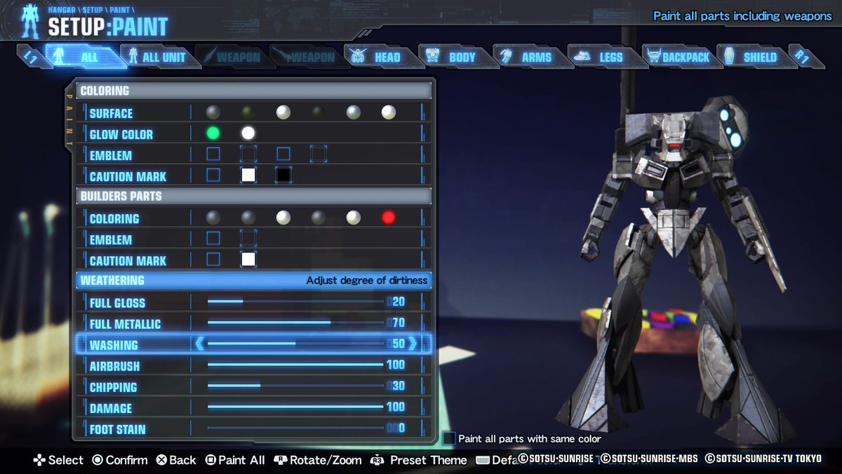 The_Kuro_Otaku's tweet photo. Sahelanthropus From Metal Gear Solid V. #Dab  
#GundamBreaker3 #CustomGundamBuild
#PS4share https://t.co/cJOwPVZ9Q7