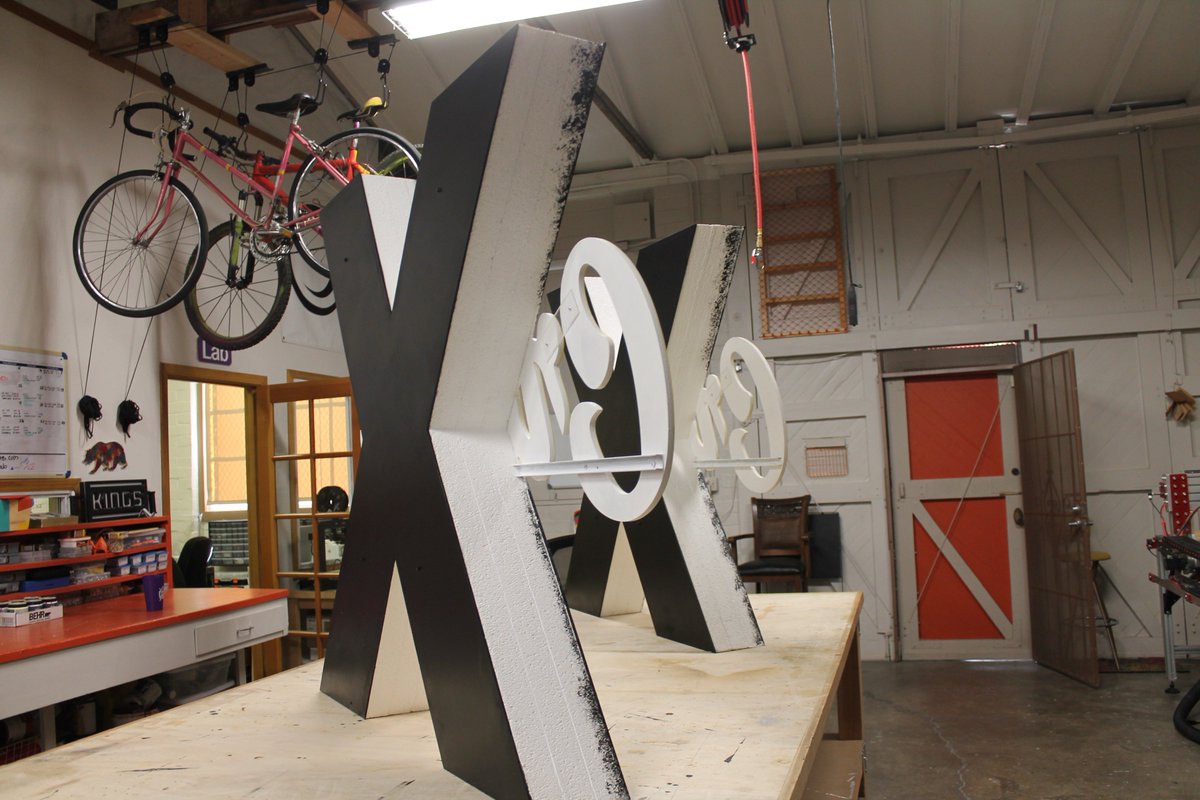 ObraSac's tweet photo. Custom #fabrication! We were provided a vector graphic and created a 3D, 4-foot, portable installation for @garibaldiarts #creatorx #obrasac #customfab #sacramentoart #artandtech https://t.co/qguMdDWCs0