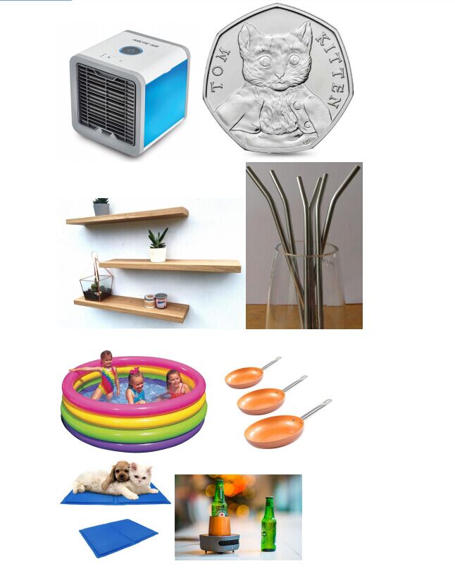 Lihuang14's tweet photo. The hot sale products :
1,Arctic Air cooler2,Tom Kitten 50P3,Cupcooler4,memobird GT1  5,Stainless Steel Straws6,floating shelves7,Paddling Pool,8,Copper Pans 9,Dog Cooling Mat #hotsell #trading #china https://t.co/TI7c9AUBuN