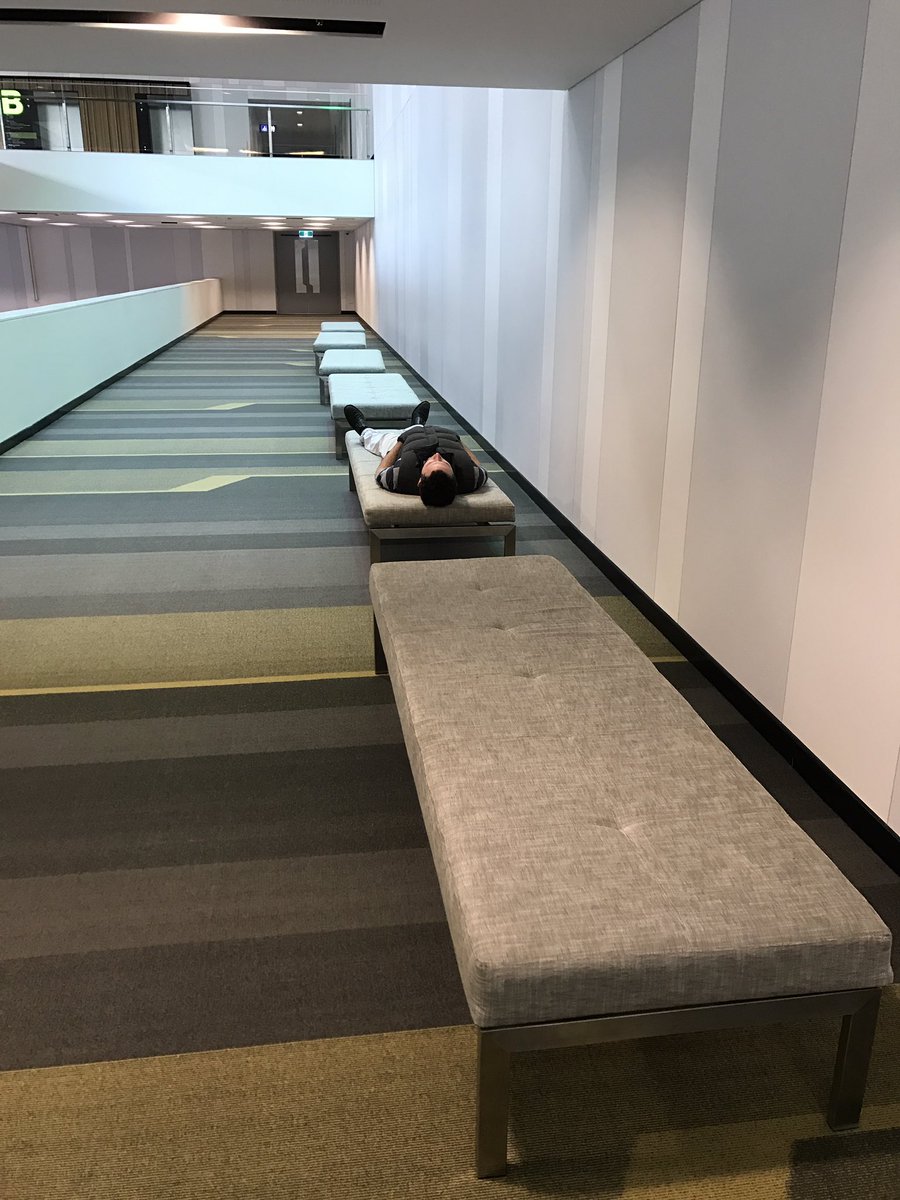 amywcookie's tweet photo. Nap time in the napping hall! #UseR2018 https://t.co/W4bQ3FMfhA