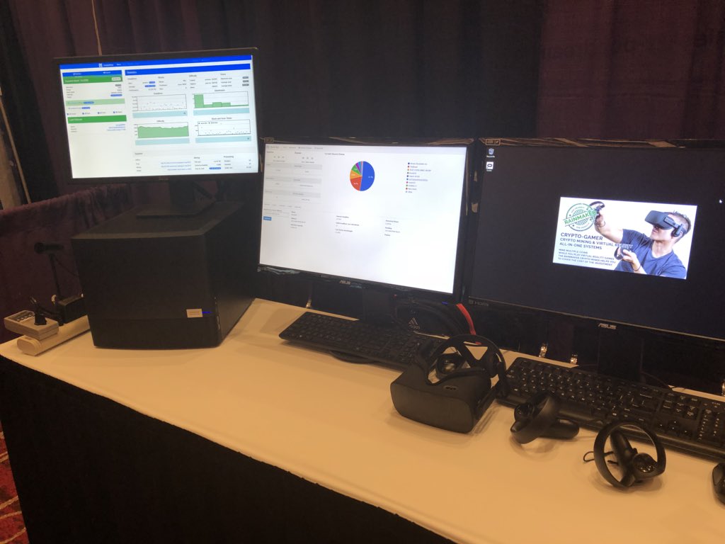 Charts_TA's tweet photo. https://t.co/snyPbD7AWI is all set for tomorrow first day at the Blockchain World Conference, come visit us at booth 212! #rainmaker #blockchain #crypto #ecofriendly #burstcoin #harddiskmining #Mining #bwcevent https://t.co/qfmvKZ2shP