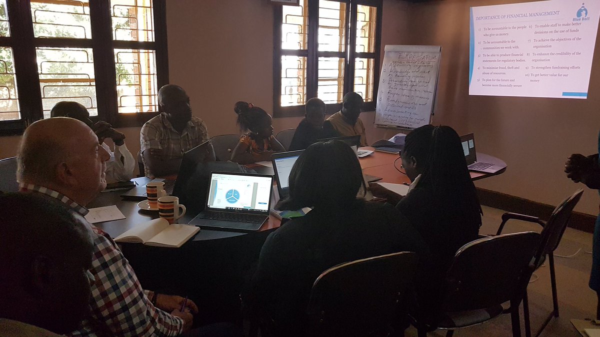 Mbaletrees's tweet photo. #BlueBolt @ #METGE is strengthening capacity of #ImplementingPartners' Accountants and Project Officers in #FinancialManagement. Becoming more efficient in project resource management is our goal. #BlueBolt @sizeofwales @walesforafrica https://t.co/QZeCEdYLys