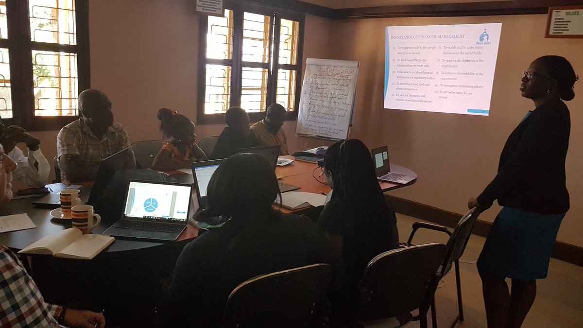 Mbaletrees's tweet photo. #BlueBolt @ #METGE is strengthening capacity of #ImplementingPartners' Accountants and Project Officers in #FinancialManagement. Becoming more efficient in project resource management is our goal. #BlueBolt @sizeofwales @walesforafrica https://t.co/QZeCEdYLys