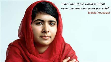 Happy Malala Yousafzai, Premio Nobel per la Pace 2014.    