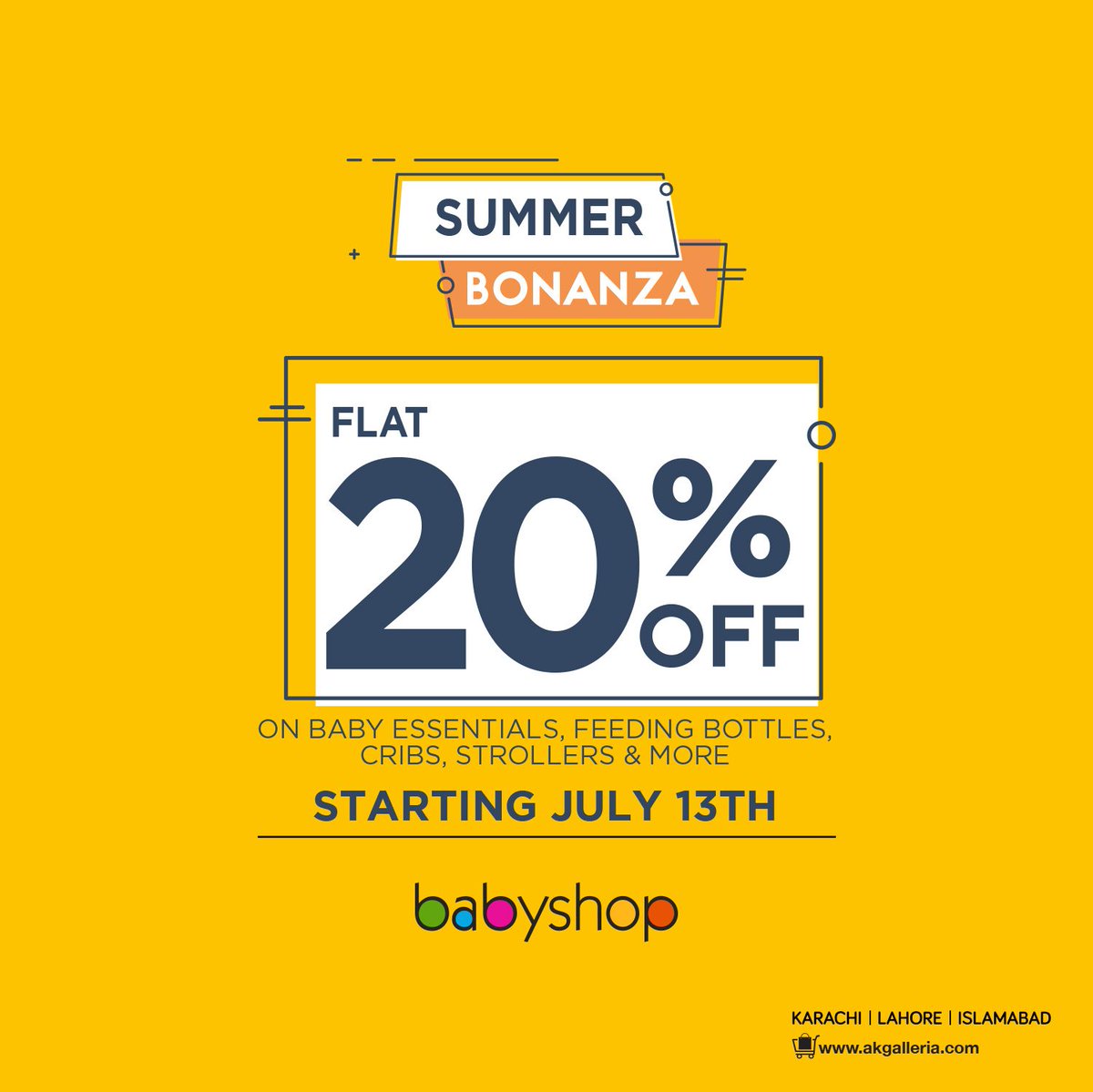 The Centaurus Mall On Twitter Babyshop Summer Bonanza Is Here Get Flat 20 Off On Baby Essentials Feeding Bottles Cribs Strollers More Rush To The Babyshop Store Ground Floor Now