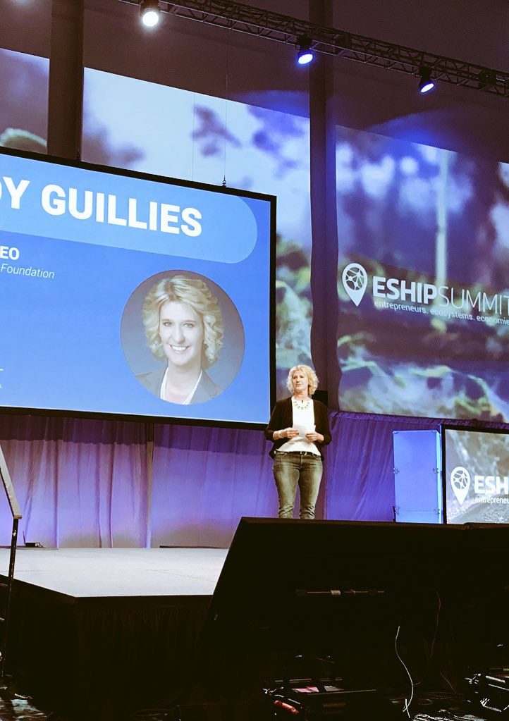 sarahjanemaxted's tweet photo. Loved this added touch #iecosystem #library ... kick off for @Eship #ESHIPSummit @andystoll @DubGkc @miriamrivera #miriamrivera —> ending with a amazing food truck hub! https://t.co/xrc2p77vFU