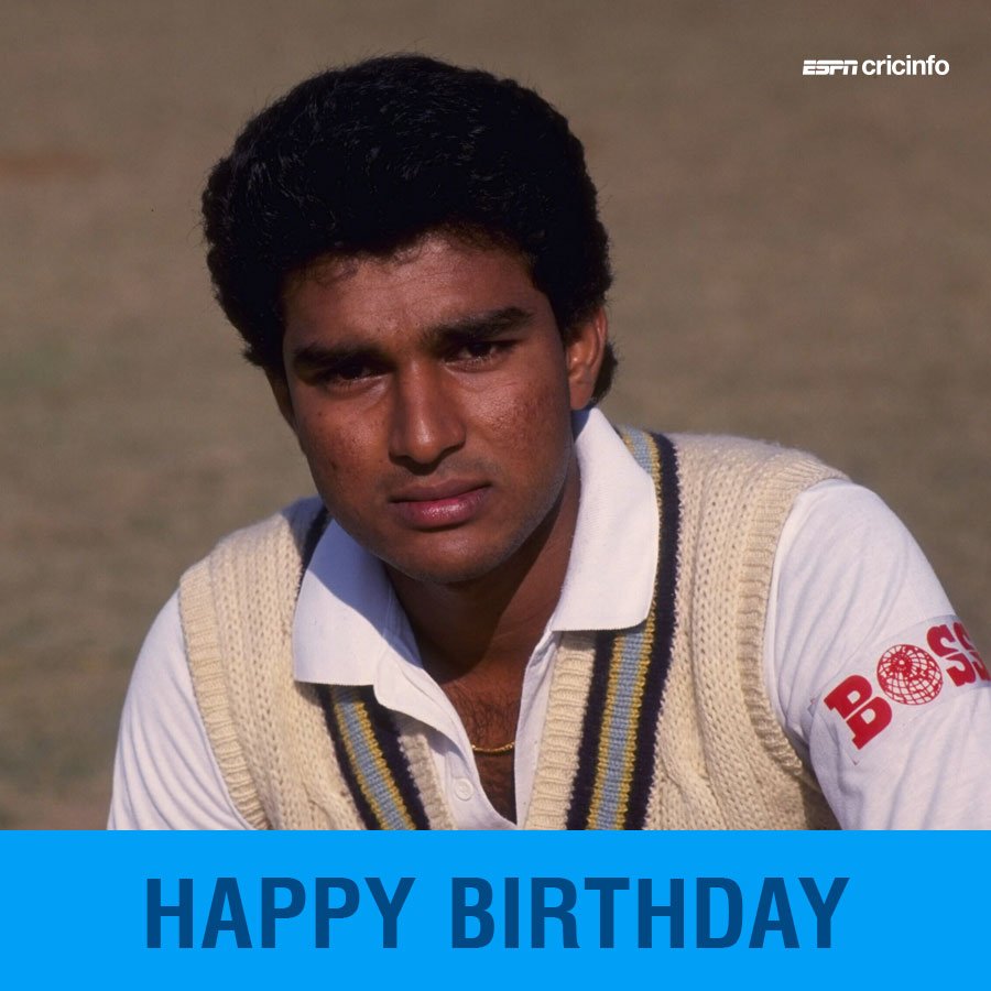  Happy birthday to Sanjay Manjrekar! 

 