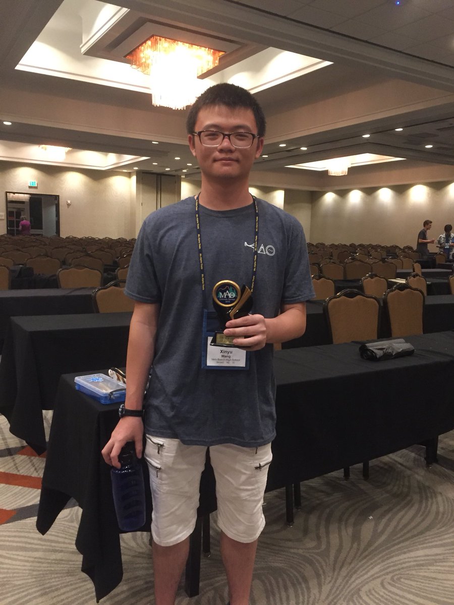 hoxteach's tweet photo. #vbhsmao Winner winner again! So proud of him 😃 https://t.co/dD6e7kLIFb