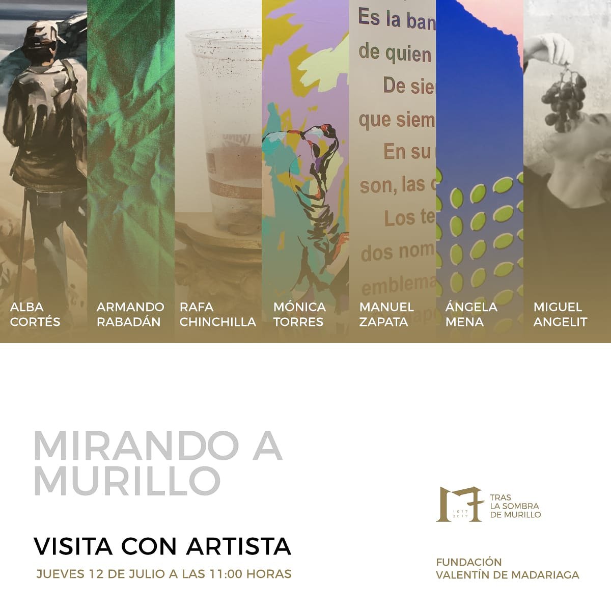angelbargim's tweet photo. Hoy puedes conocer más a fondo algunas piezas de MIRANDO A MURILLO @TSombraMurillo en la @FundacionVMMP de mano de sus creadores. 

#traslasombrademurillo #añomurillo #murilloSev #murillo #artecontemporáneo https://t.co/373hM9zlww