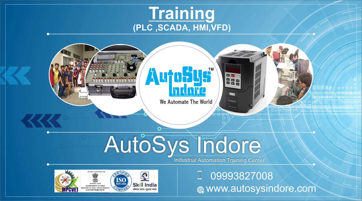 autosysindore's tweet image. Training
(PLC ,SCADA, HMI,VFD)

#Indore #PLC #SCADA #HMI #VFD #AutoSys #Training