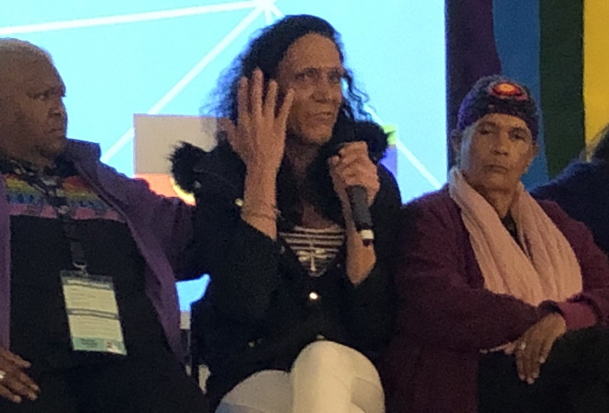 Moving story from Lily about Aboriginal Sistergirls in gaols. Trauma, real stories. “We’re Family too. We deserve to live too.” #BecauseOfHerWeCan⁠ ⁠ #NAIDOC18 #LGBTIQWHC18
