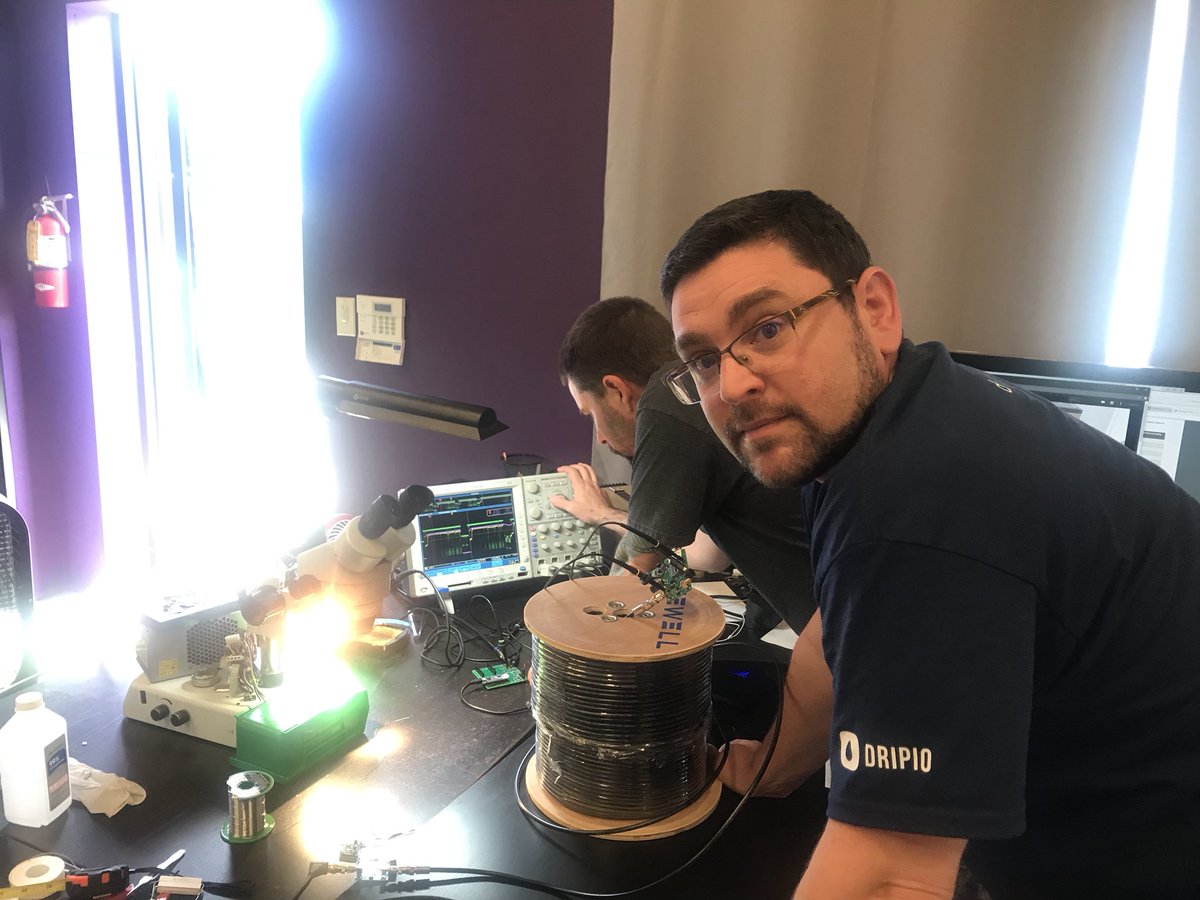 smartdripio's tweet photo. Busy day at #dripio workshop. Successful test of our proprietary communication technology! #smartwatering #dripirrigation #gardening #pdx https://t.co/SXc6Q6Abjo