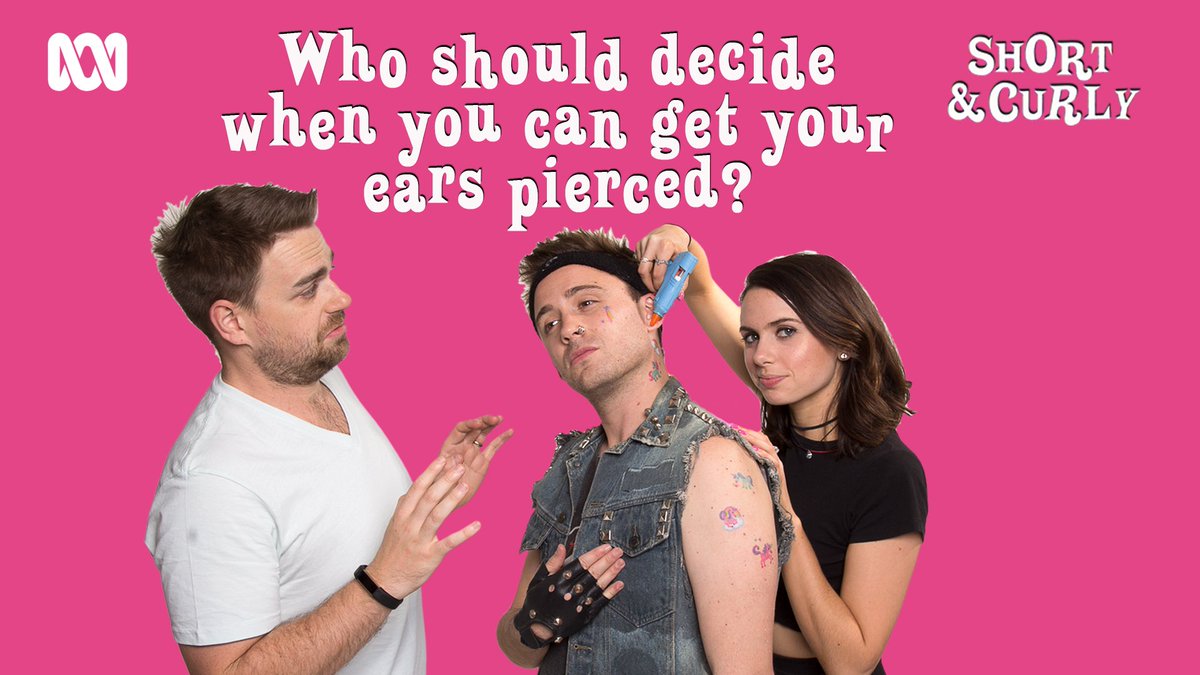 EthicsEducation's tweet photo. Who should decide when you get your ears pierced? Are some pets more important than others? The team behind #ABC #podcasts #ShortandCurly are back with a new series of ethical dilemmas perfect for school holiday conversations!  https://t.co/OAYljyTMbI https://t.co/IaTFlAcpIy