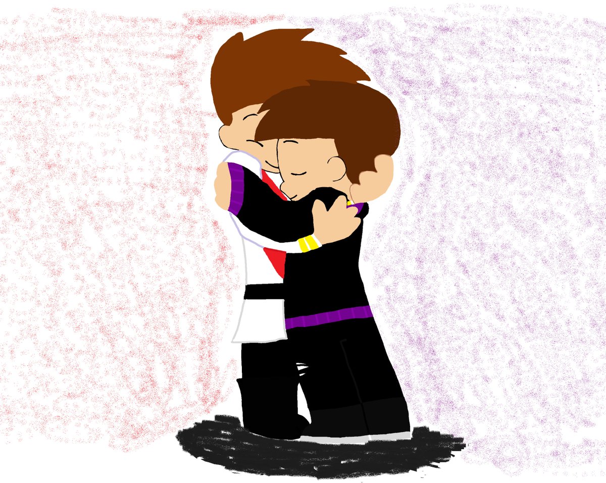 EmbroideredKiwi's tweet image. Finished the first request by @Kei_Animations!
Here&apos;s Roman and Virgil...&quot;embracing&quot; (?!😅) each other. 
Lovely wording, Kei.
I hope you guys like it!
@ThomasSanders @FanderArtMuseum @fandersART #FanArtFriday #RomanSanders #VirgilSanders #Prinxiety
💛❤️💜🖤👑😈💛❤️💜🖤