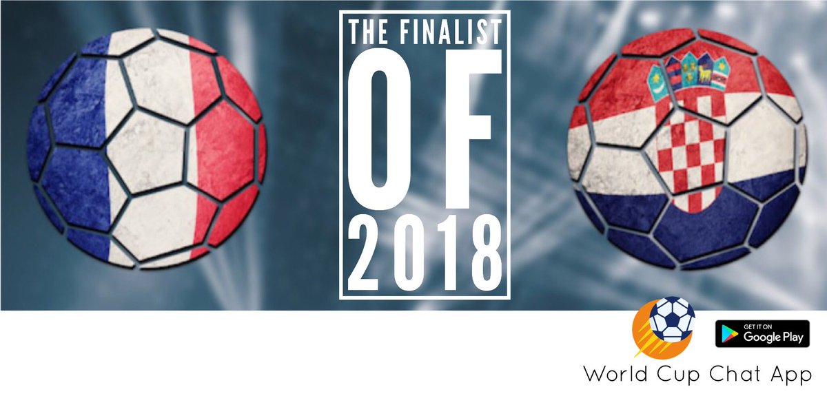 worldcupchatapp's tweet photo. The finalist of FIFA 2018
#worldcup #worldcup2018 #russiaworldcup #2018fifaworldcup #worldcuprussia #2018worldcup #fifaworldcup2018 #fifa #fifa18 #fifaworldcup #soccer #football https://t.co/ZasXdZcyMk