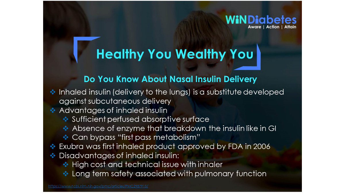 win_diabetes's tweet photo. #Windiabetes #Shares #Healthtips #advances in #insulin #delivery #approaches #nasal #insulin #advantages #absorptive surface absence of 
#enzyme that breaks down insulin  #Exubra #first #nasal #insulin few #disadvantages #high cost #safety #technical issue with #inhaler https://t.co/OFesdAL182