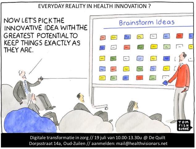 De wereld verandert. De wereld digitaliseert in rap tempo. De zorg staat voor een fascinerende uitdaging mee te veranderen. Te transformeren. Maar hoe? 
Meer weten? Kom dan 19 juli, van 10-13.30u naar de informatiesessie #digitaletransformatie in zorg.