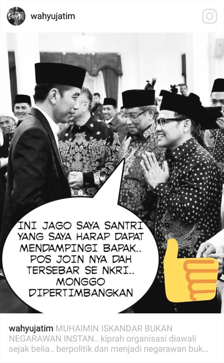 RELAWAN JOIN SE NUSANTARA TELAH SIAP MEMENANGKAN JOIN 2019

#JOIN2019
#CakIminUntukIndonesia 
#CakIminNextWapres2019 

<a href="/jokowi/">Joko Widodo</a> <a href="/cakimiNOW/">A Muhaimin Iskandar</a> <a href="/Jazilul_Fawaid/">Jazilul Fawaid</a> <a href="/ZUL_Hasan/">ZULkifli Hasan</a> @emhasanwahid @KangFathanNow <a href="/imam_nahrawi/">Imam Nahrawi</a> <a href="/hanifdhakiri/">MHD</a> <a href="/santripanglima/">JokowiAmin</a>. @KangSyaifulHuda @bowoGRAK