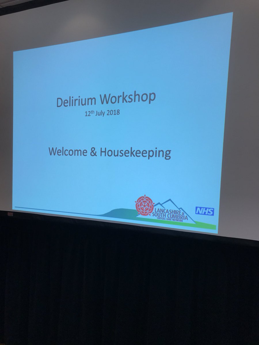 All ready to welcome our delegates #icudelirium