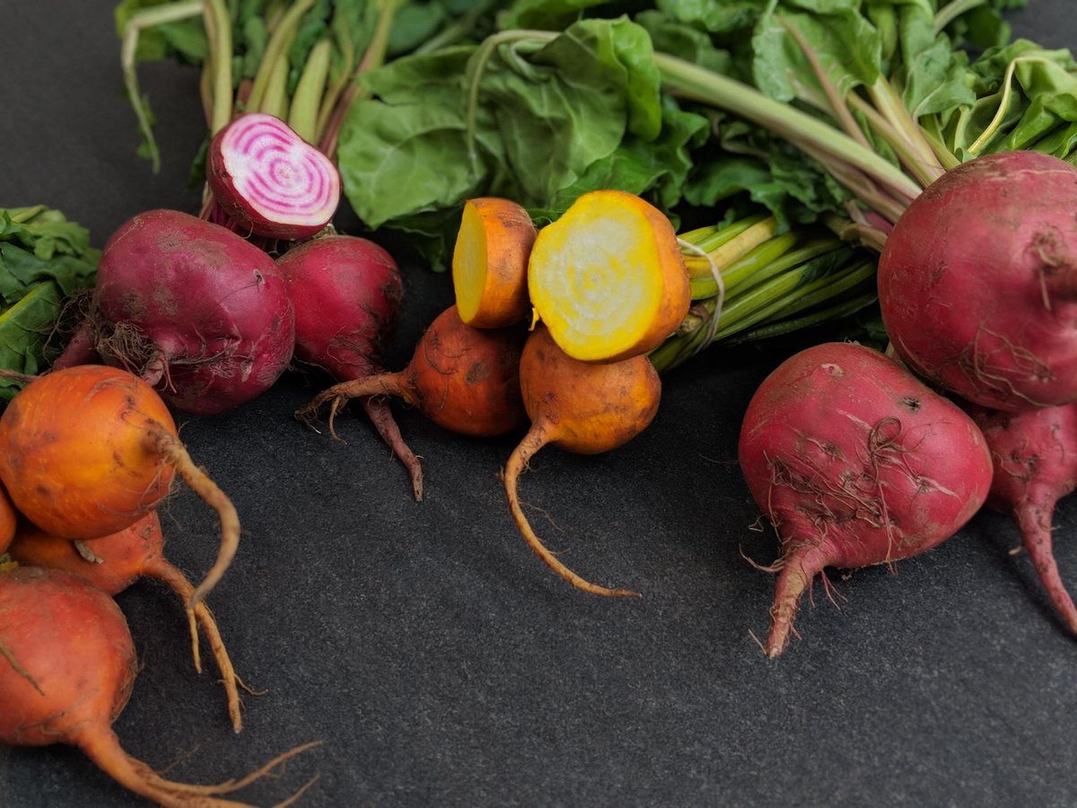 SolsticeFood's tweet photo. BEET IT! 🏴 Our English Beetroot is looking fantastic from head to toe! #beetroot #heritagebeetroot #rootveg @TonyGreengrocer @01greengrocer @philipbritten @jason_boakes @alexanderimmack https://t.co/5P8JzVIGaf