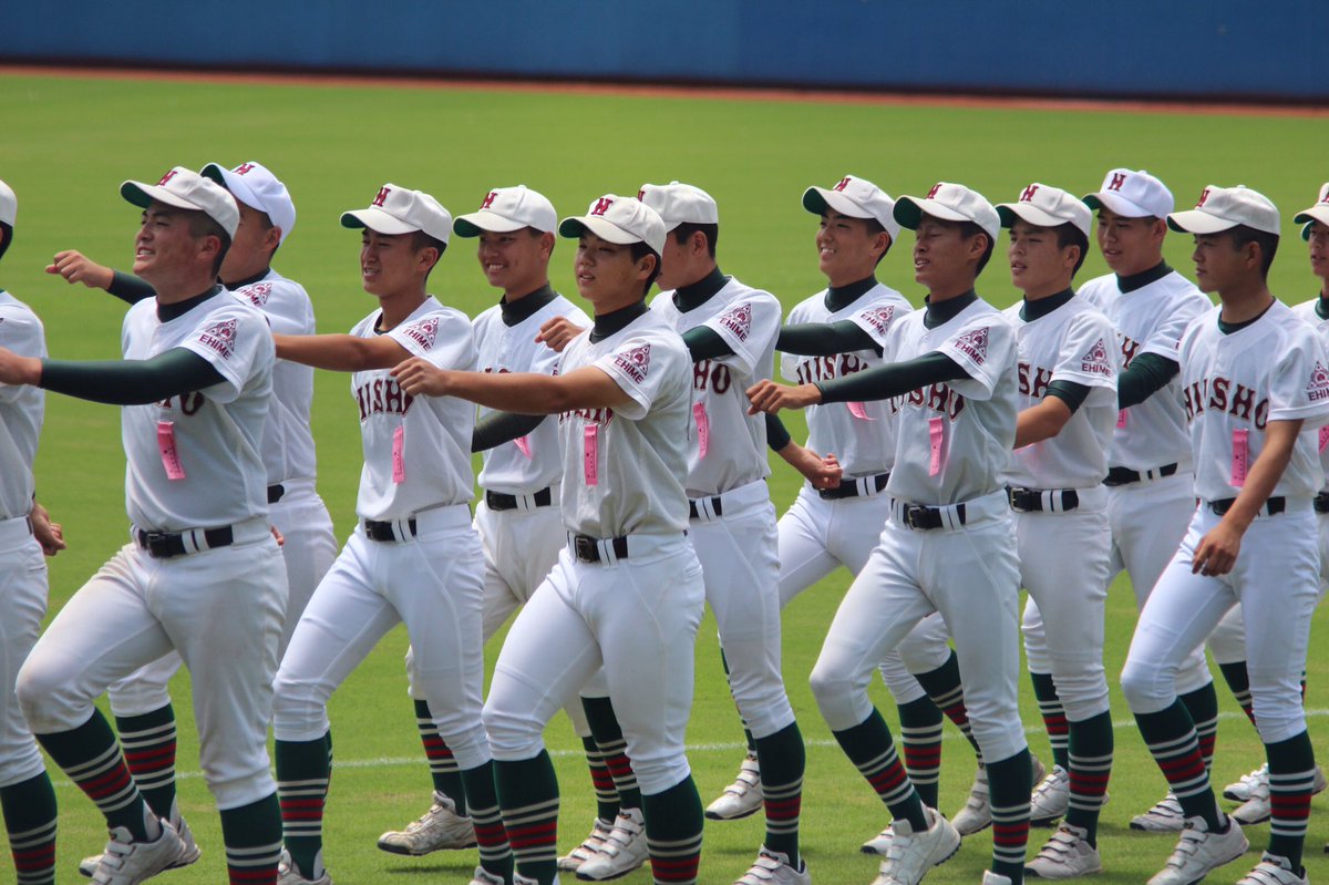 第94回全国高等学校野球選手権愛媛大会 新居浜商業の入場行進 Youtube