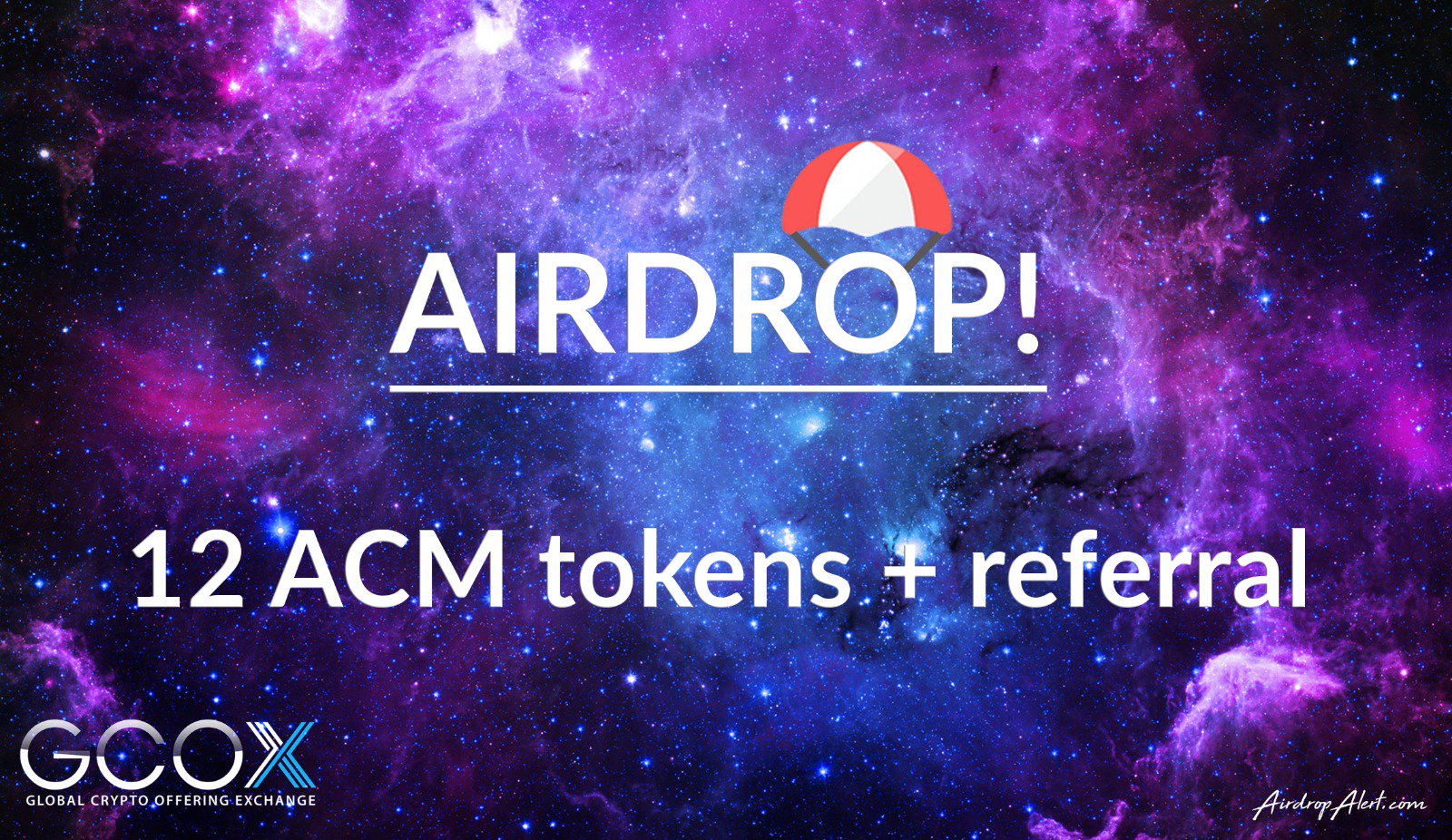 AirdropAlert.com 🪂🚨 on X: GCOX EXCLUSIVE AIRDROP 📢-55 stars-💰~$7+$2  🔹GCOX - Global Crypto Offering Exchange 🔹$7 in AMC for joining 🔹$2 in  AMC for each referral 😍 🔹Walk-through-video & blog available 👇